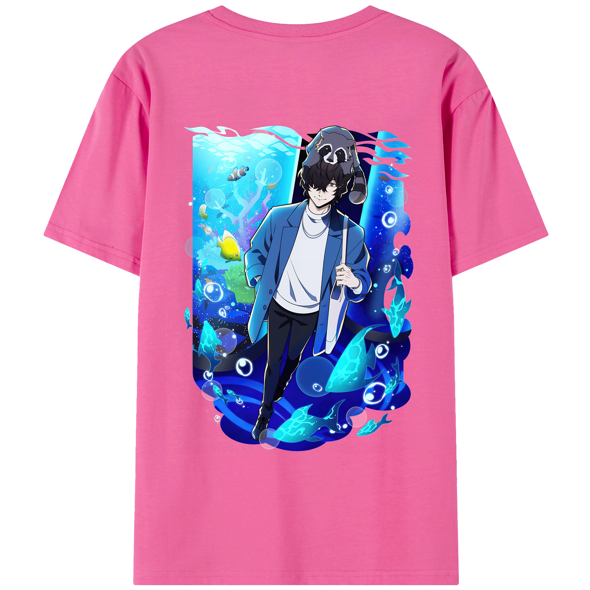 （画像用） 文豪ストレイドッグス Bungo Stray Dogs レディース半袖Tシャツ(バックプリント)